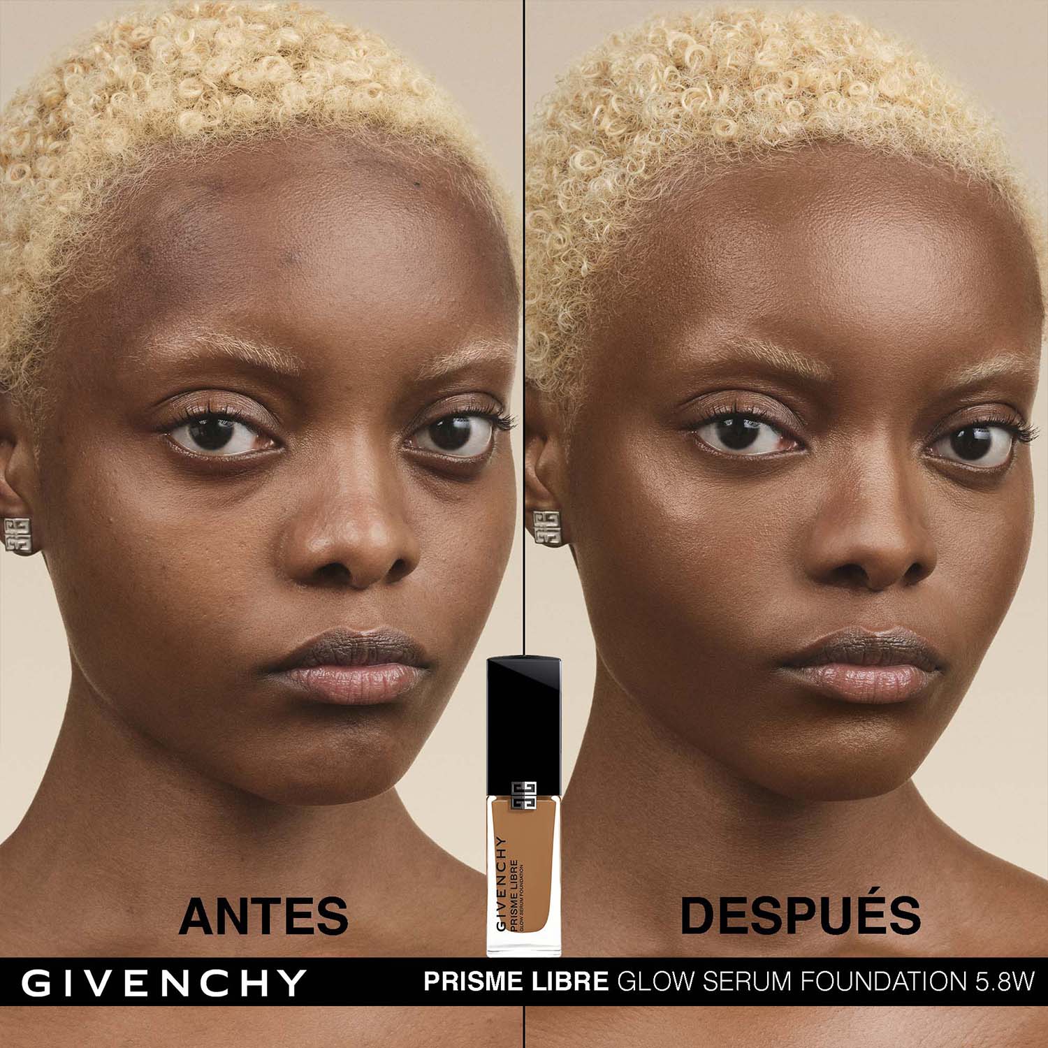 PRISME LIBRE GLOW SERUM FOUNDATION. BASE DE MAQUILLAJE EN SUERO QUE MEJORA LA PIEL, LUMINOSIDAD 24H E HIDRATACIÓN 48 H (BASE DE MAQUILLAJE EN SUERO)